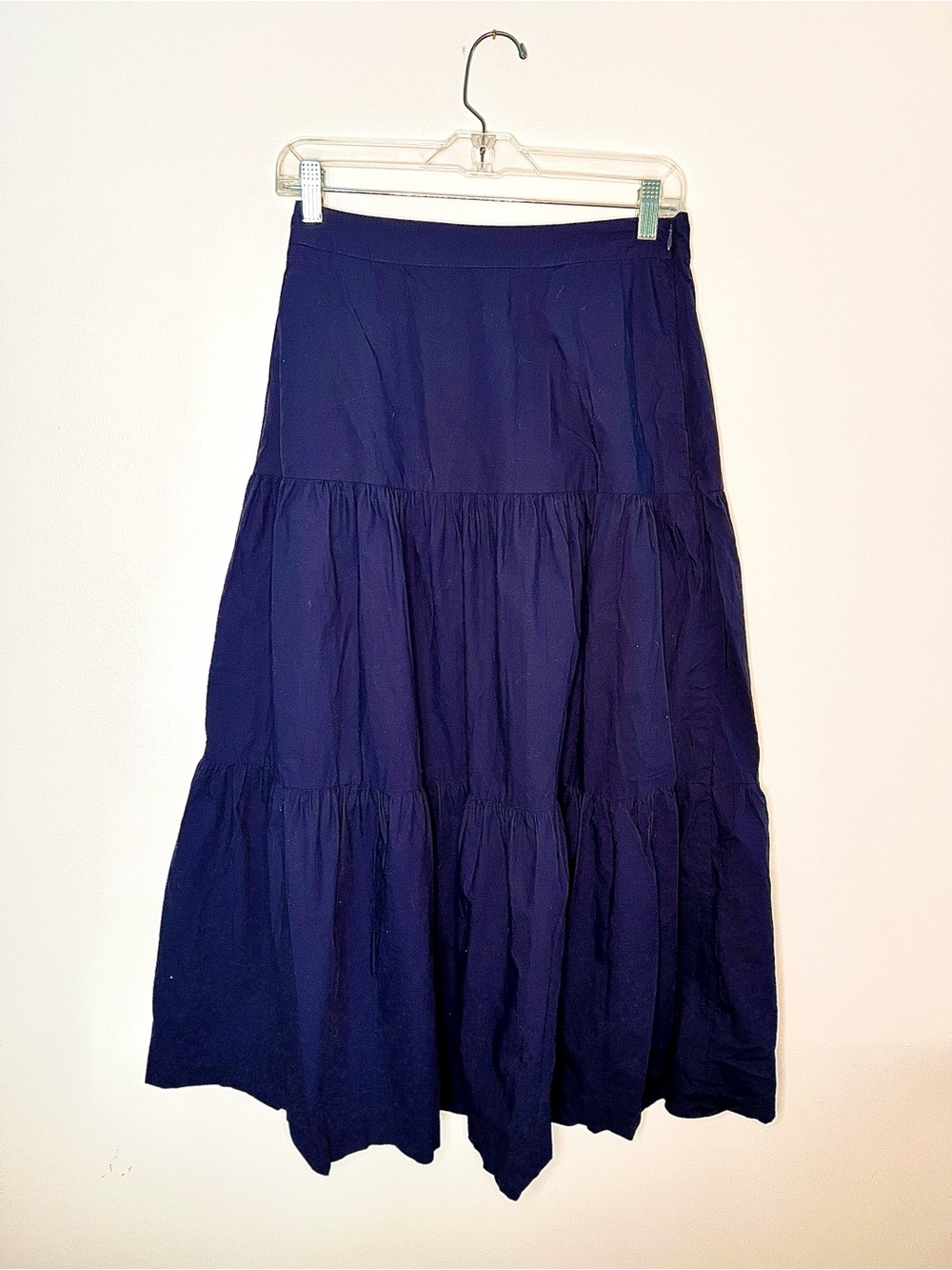 Gap 100% Cotton Tiered Midi Skirt